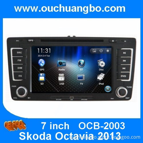 Ouchuangbo Car Auto-Radio DVD System for Skoda Octavia 2013 GPS Navigation iPod USB TV Mp3